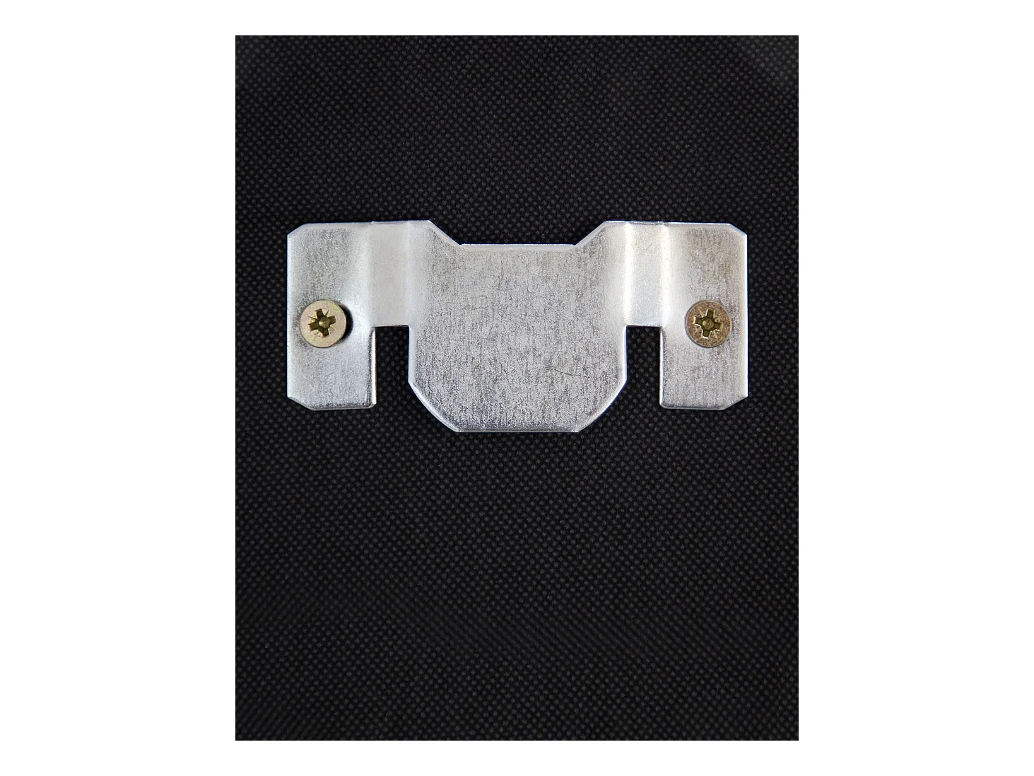 Cabecero de cama tapizado de polipiel con pliegues en color negro de 160x80cm - NIEMI - DECOWOOD