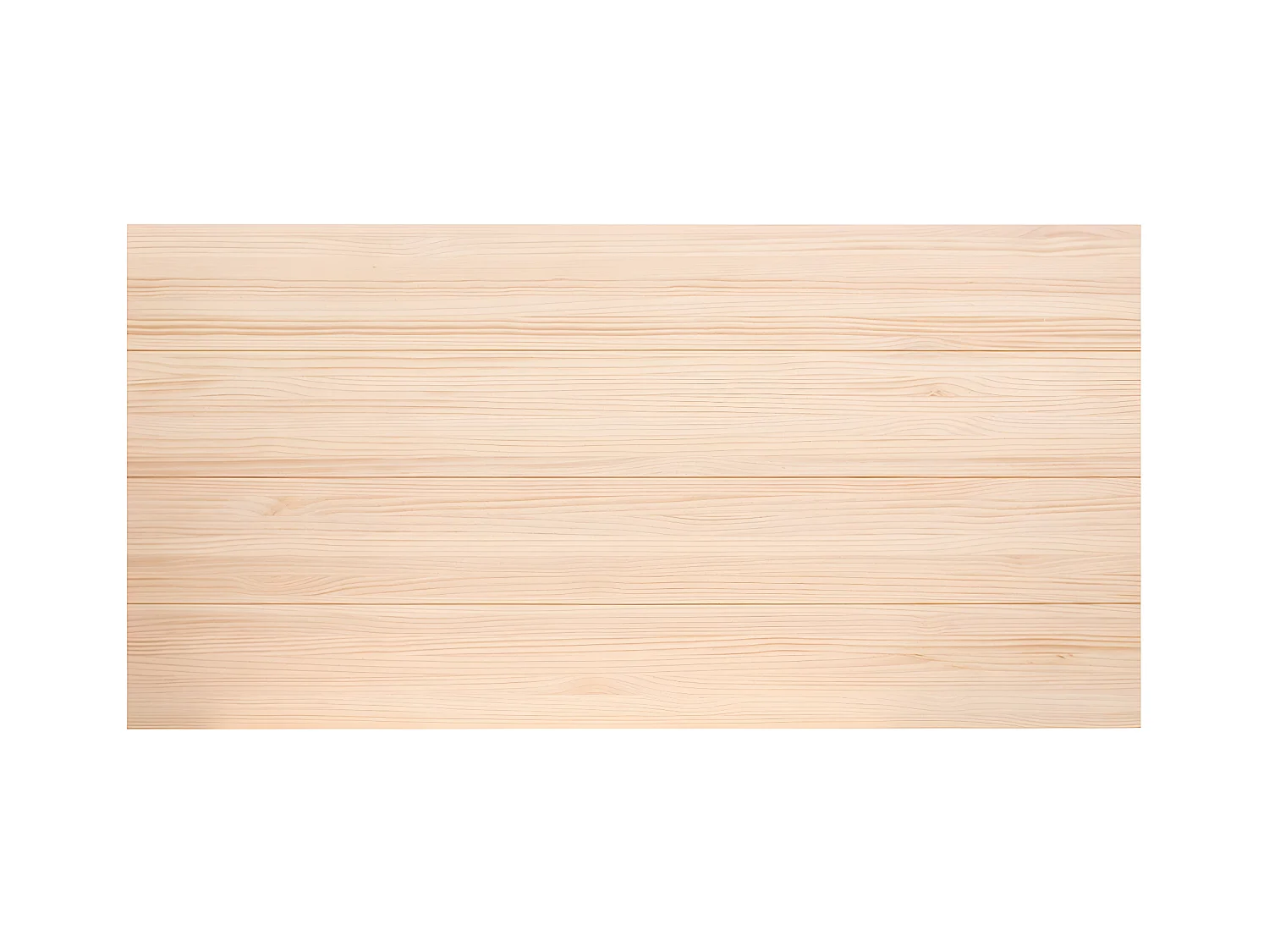 Cabecero de cama de madera maciza en tono natural de 200x80cm - RADIATA  - DECOWOOD
