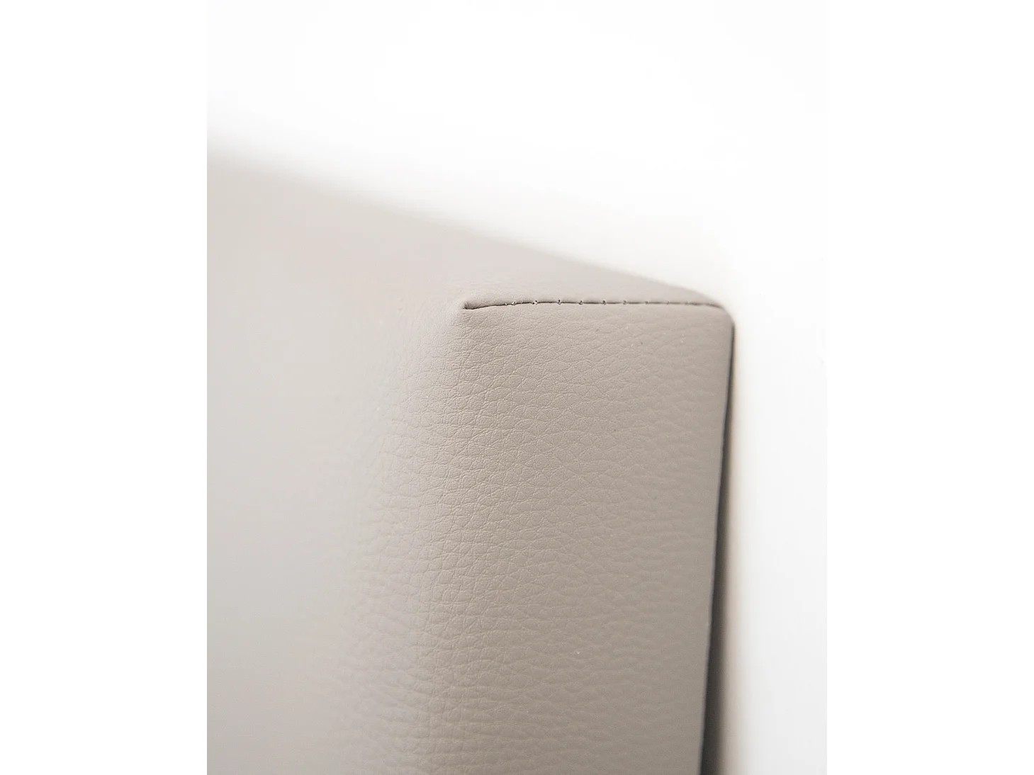 Tête de lit similicuir boutons marron 200x80cm - FLORENCE - DECOWOOD