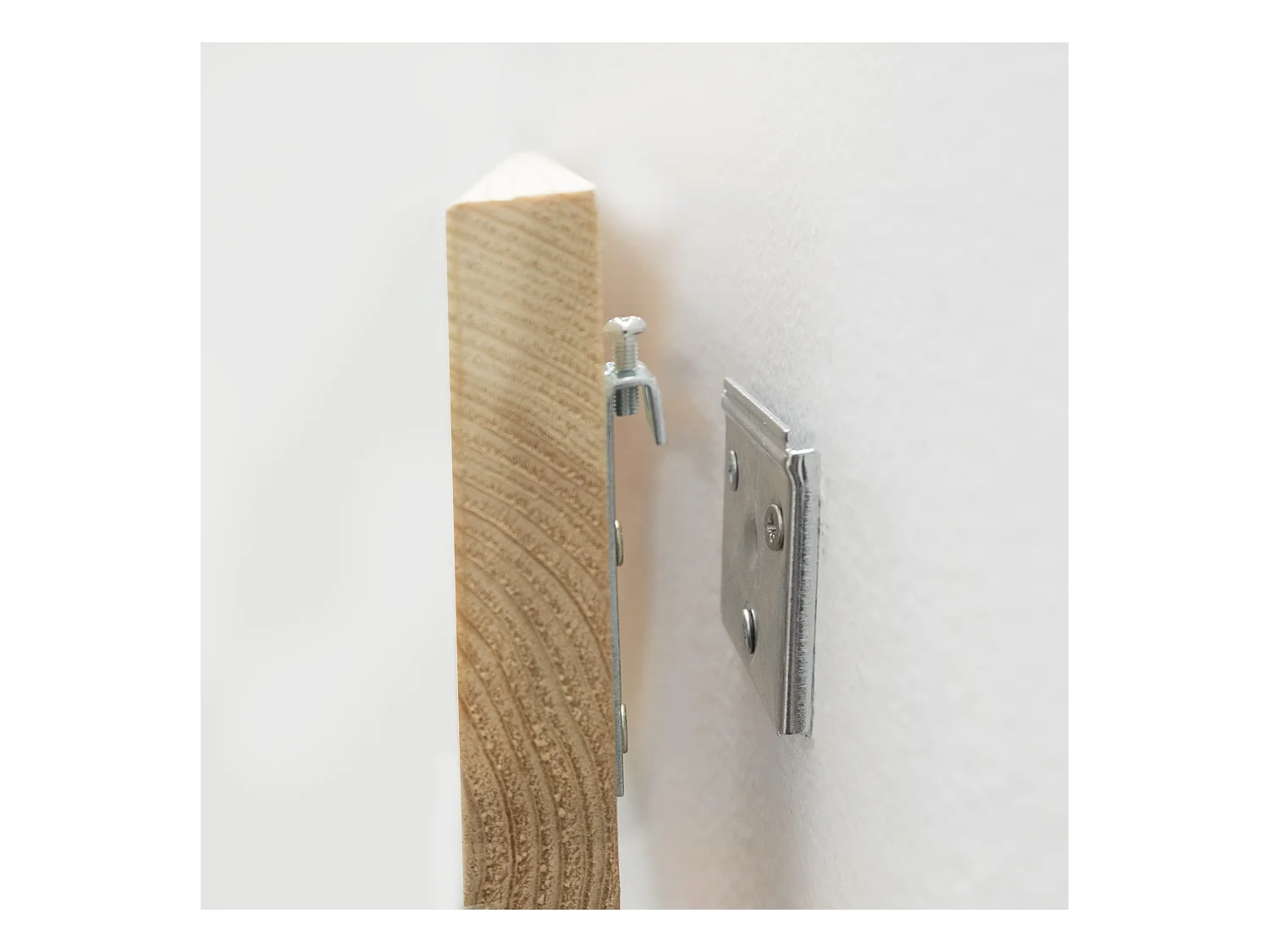 Testata del letto in legno in tono bianco 80x60cm - IRATI - DECOWOOD