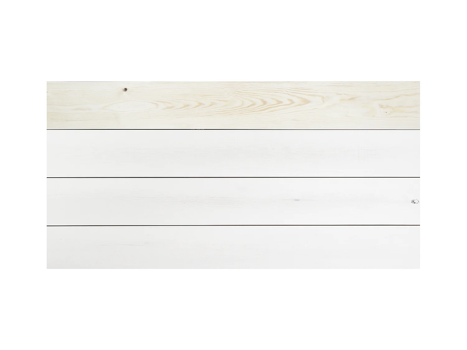 Testata del letto in legno in tono bianco 80x60cm - IRATI - DECOWOOD