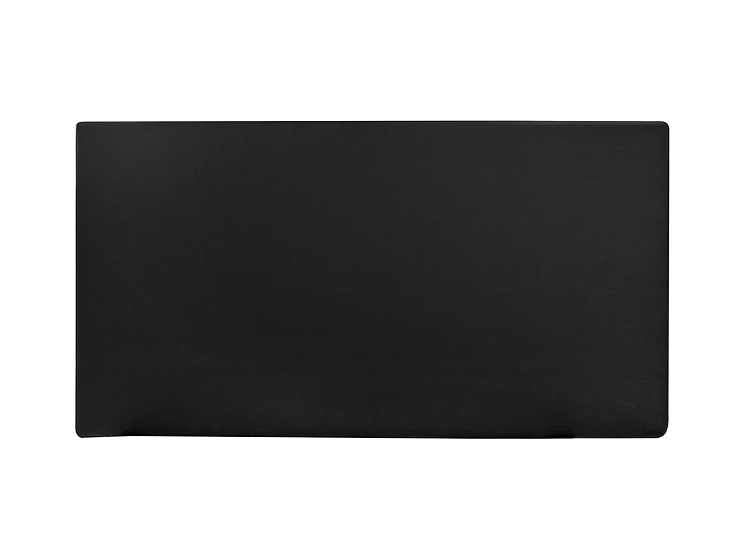 Testiera rivestita in pelle sintetica liscia in tono nero 180x80cm - BUDAPEST - DECOWOOD