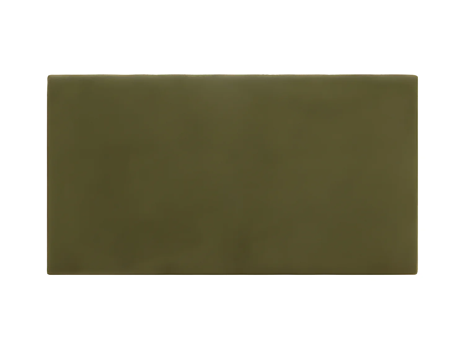 Testata del letto imbottita in cotone in tono verde 180x80cm - OSLO - DECOWOOD