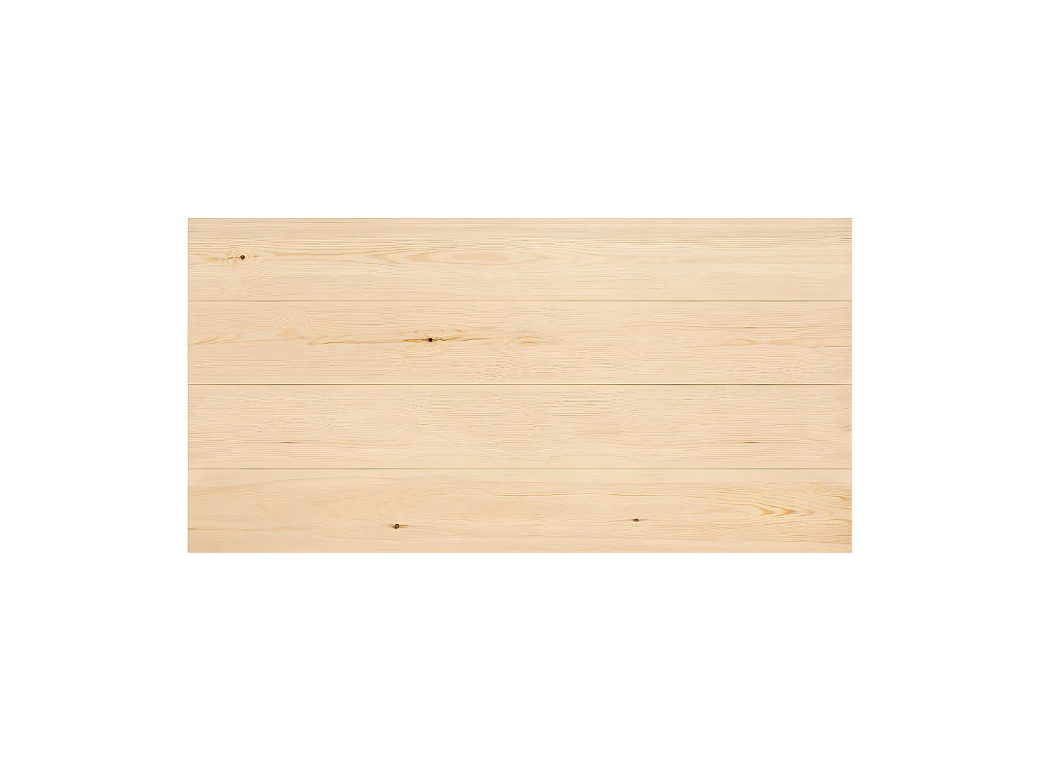 Tête de lit en bois de pin naturelle 140x60cm - FLANDES - DECOWOOD