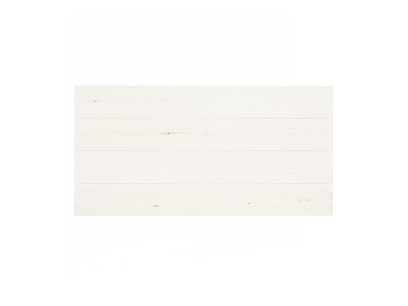 Cabecero de cama de madera maciza en tono blanco de 120x60cm - FLANDES - DECOWOOD