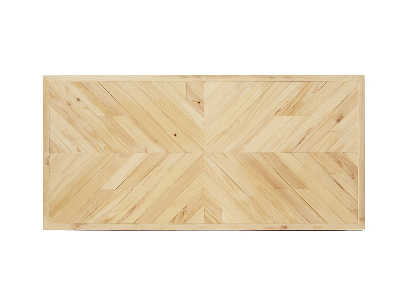Tête de lit en bois de pin ethnique naturelle 165x80cm - VILLA - DECOWOOD