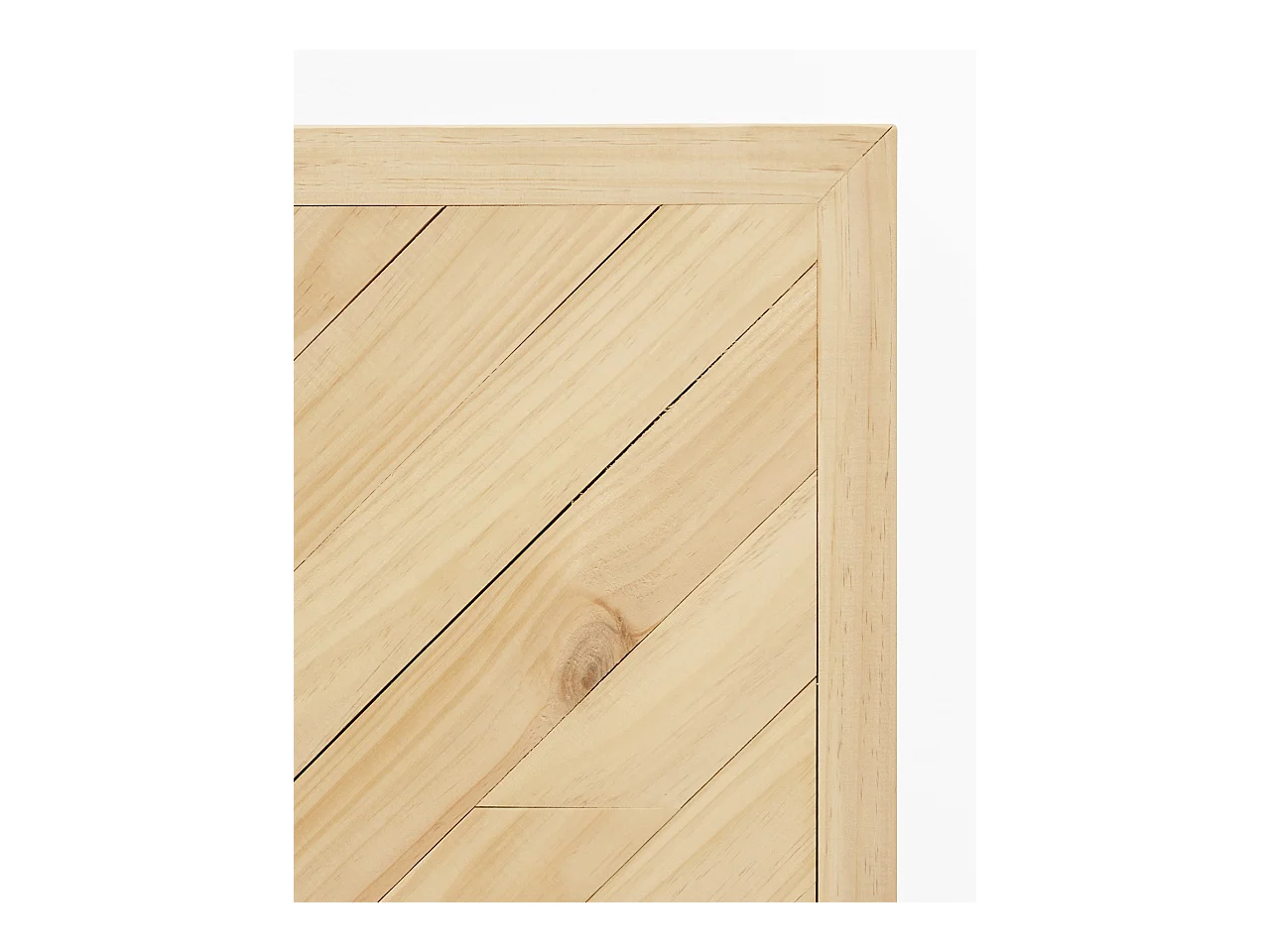 Tête de lit en bois de pin ethnique naturelle 165x80cm - VILLA - DECOWOOD