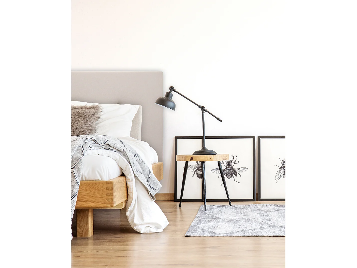 Tête de lit similicuir boutons marron 90x80cm - FLORENCE - DECOWOOD