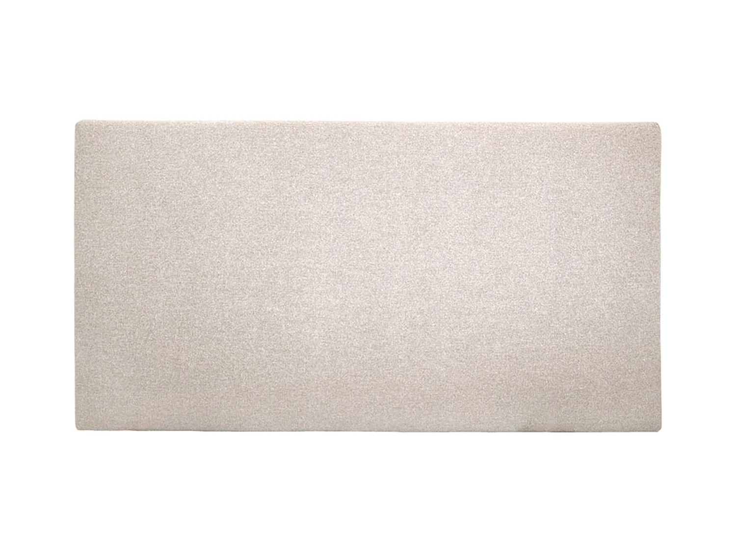 Tête de lit polyester lisse beige 160x80cm - BUDAPEST - DECOWOOD