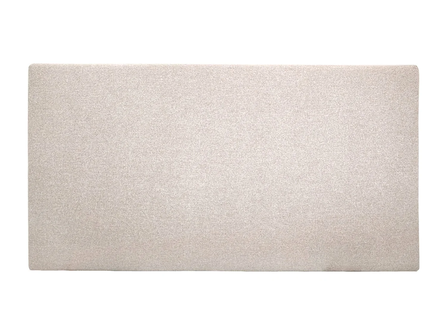 Tête de lit polyester lisse beige 160x80cm - BUDAPEST - DECOWOOD