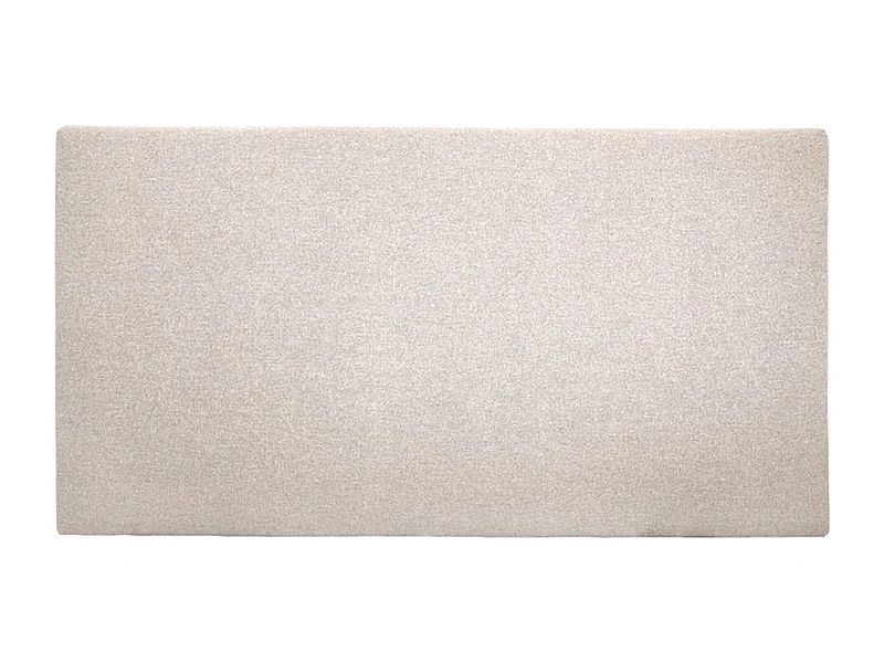 Tête de lit polyester lisse beige 160x80cm - BUDAPEST - DECOWOOD