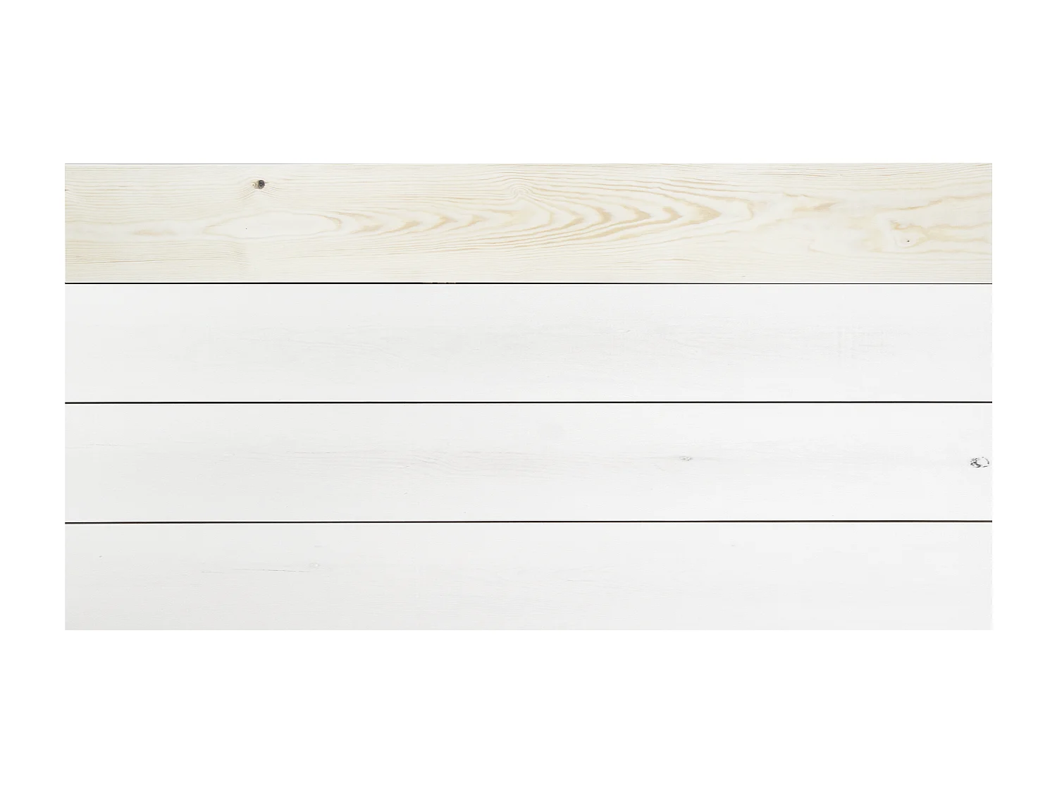 Testata del letto in legno in tono bianco 100x60cm - IRATI - DECOWOOD