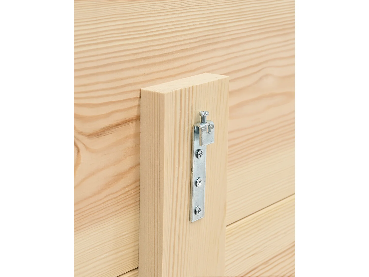 Testata del letto in legno in tono bianco 200x80cm - FLANDES - DECOWOOD