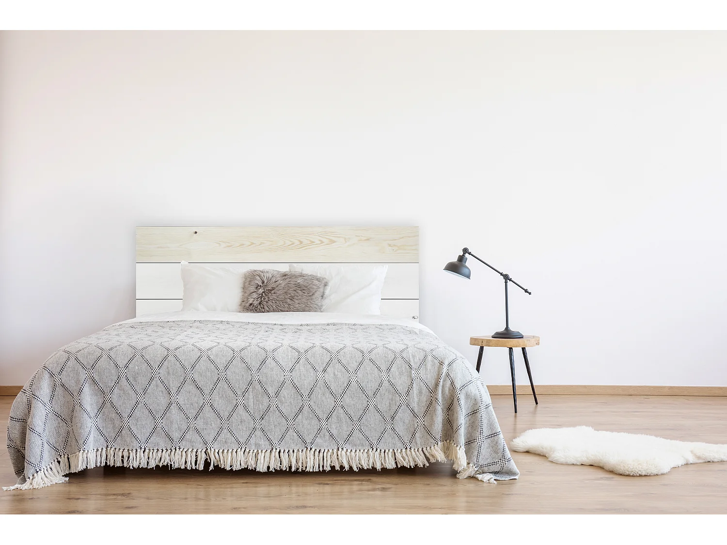 Cabecero de cama de madera forest flandes 200x80cm - IRATI - DECOWOOD