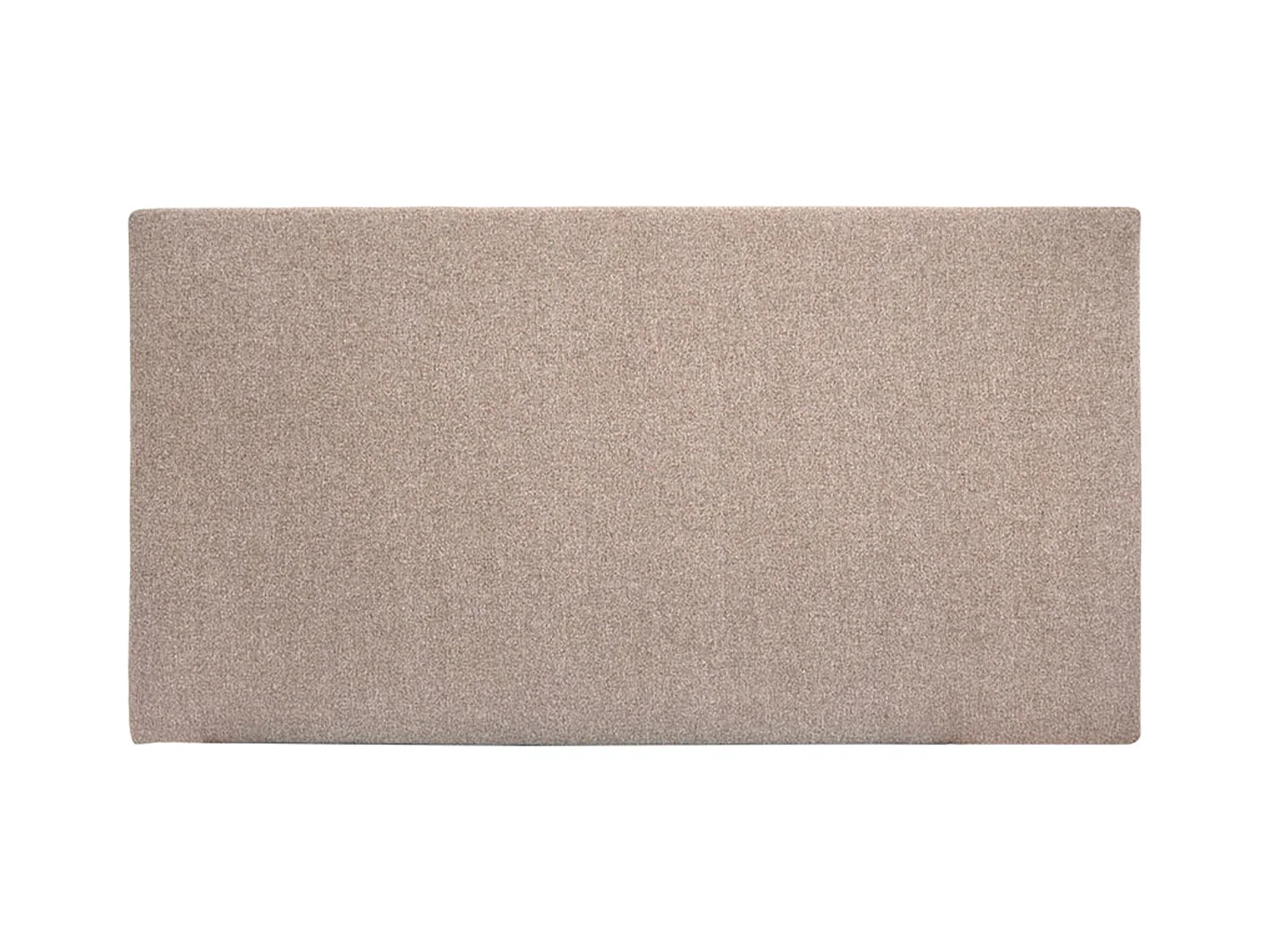Tête de lit polyester lisse marron 200x80cm - BUDAPEST - DECOWOOD