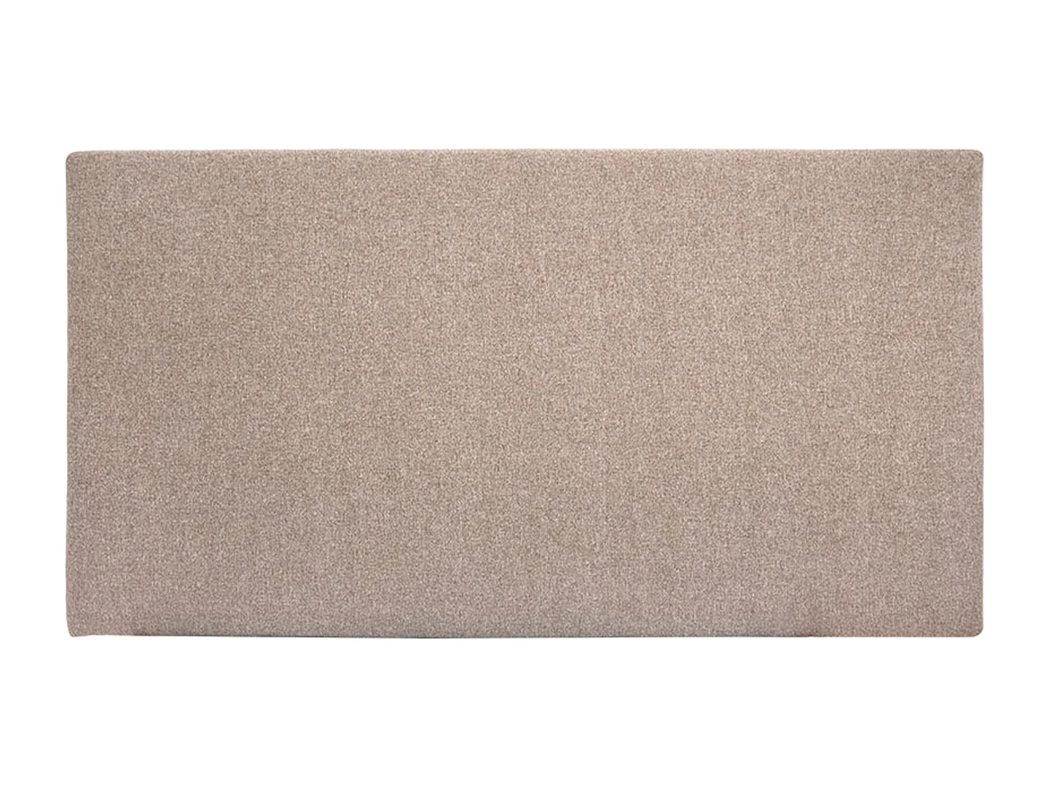 Tête de lit polyester lisse marron 200x80cm - BUDAPEST - DECOWOOD