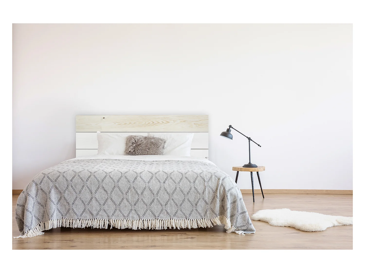 Cabecero de cama de madera forest flandes 140x80cm - IRATI - DECOWOOD