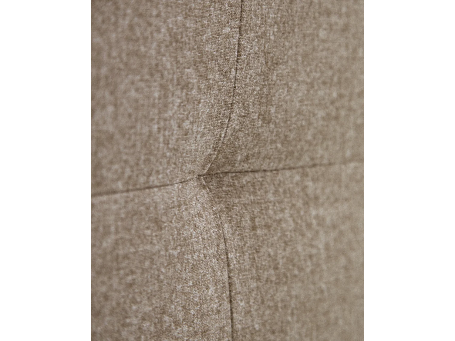 Tête de lit polyester capitonnée marron 200x80cm - ALAN - DECOWOOD