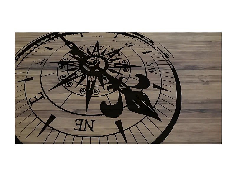 Testata del letto in legno con stampa 105x80cm - DECOWOOD