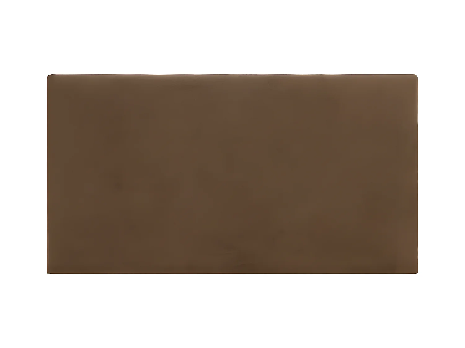 Tête de lit en coton marron 200x80cm - OSLO - DECOWOOD