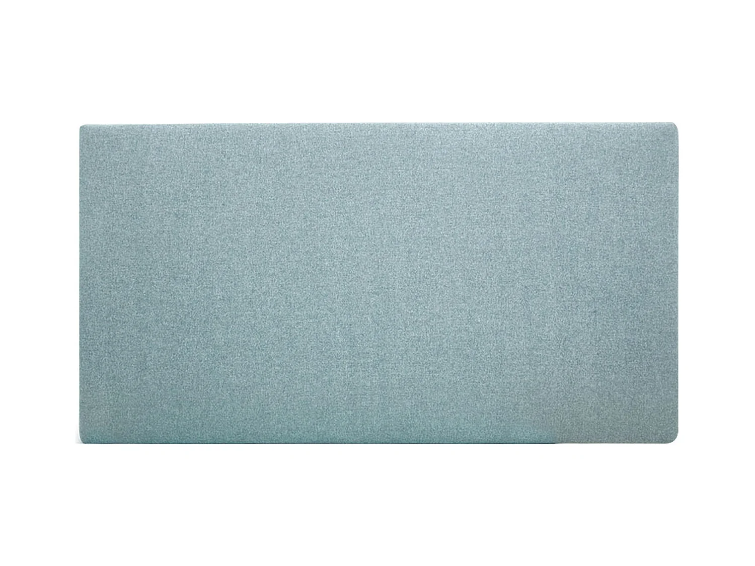 Testiera rivestita in poliestere liscio tono verde bluastro 90x80cm - BELDAD - DECOWOOD