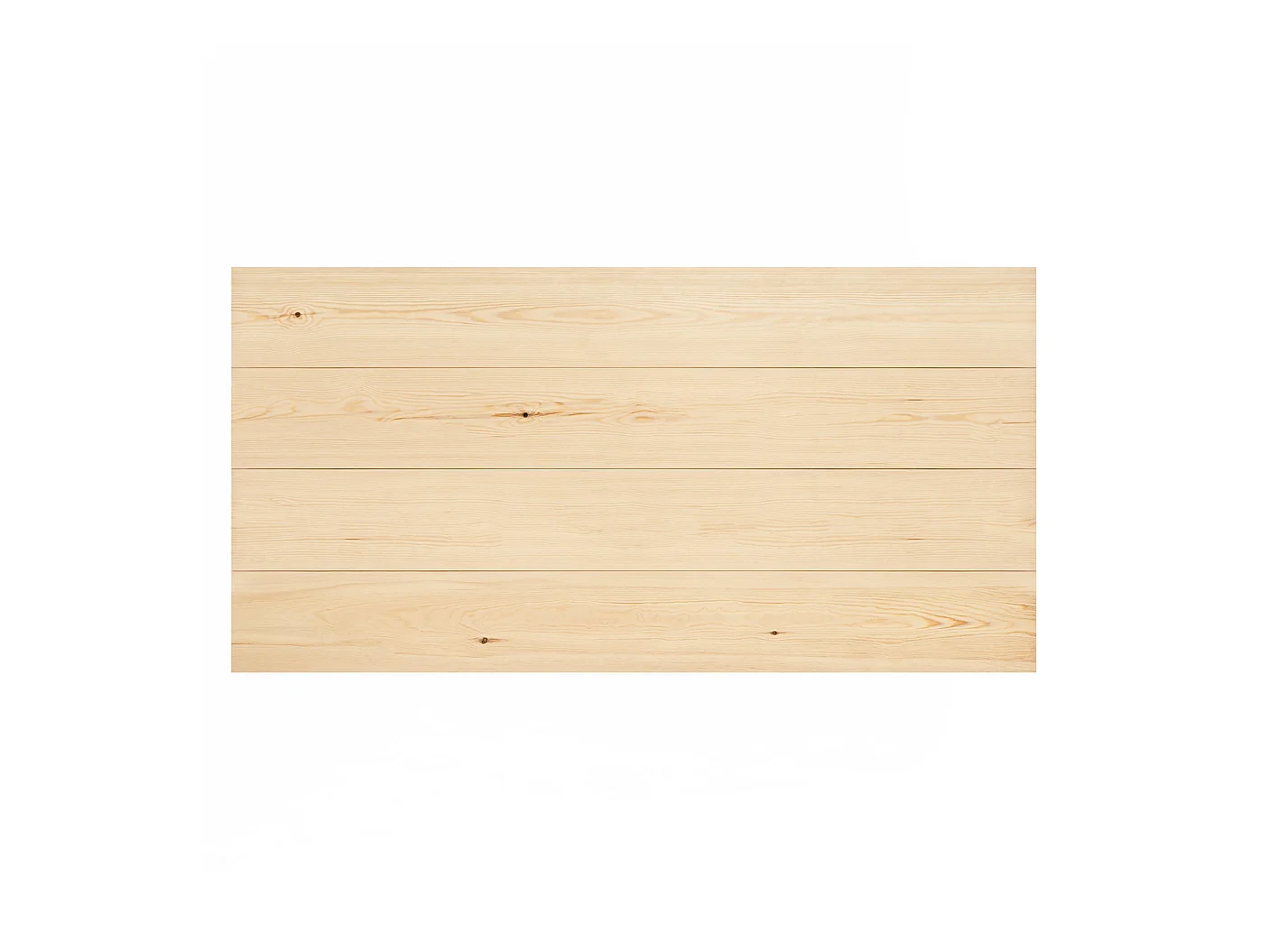 Cabecero de cama de madera maciza en tono natural de 100x60cm - FLANDES - DECOWOOD