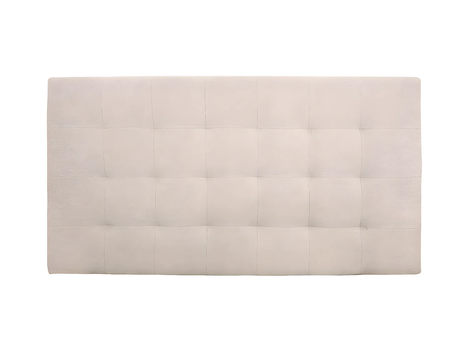 Tête de lit polyester capitonnée beige 180x80cm - ALAN - DECOWOOD