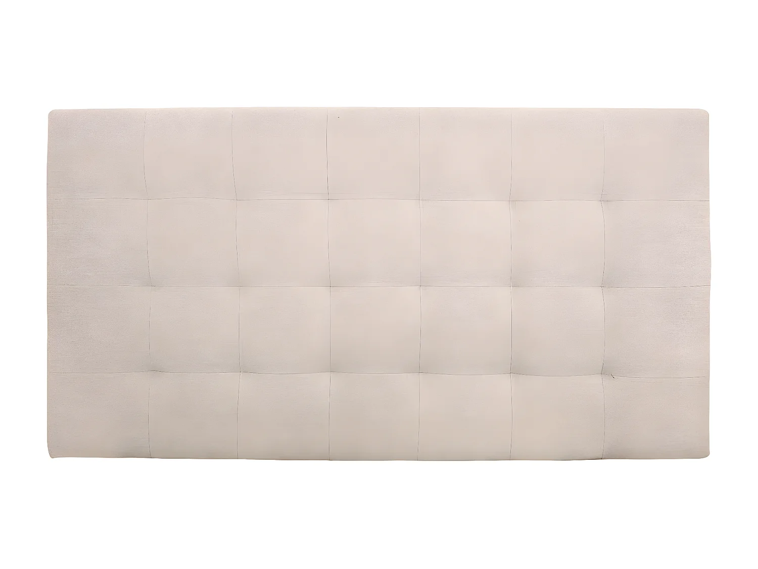 Tête de lit polyester capitonnée beige 180x80cm - ALAN - DECOWOOD
