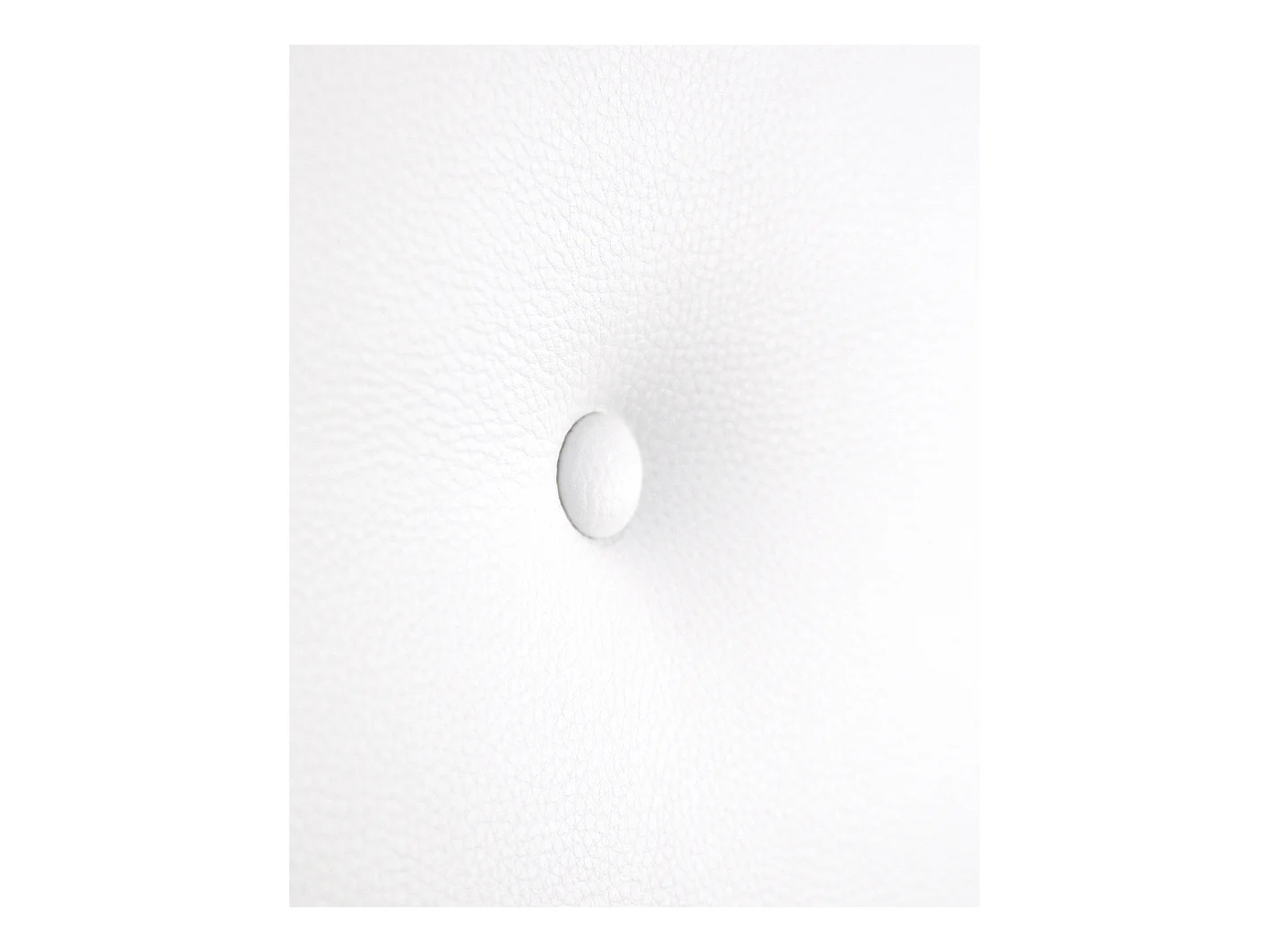 Cabecero de cama tapizado de polipiel con botones en color blanco de 90x80cm - FLORENCE - DECOWOOD