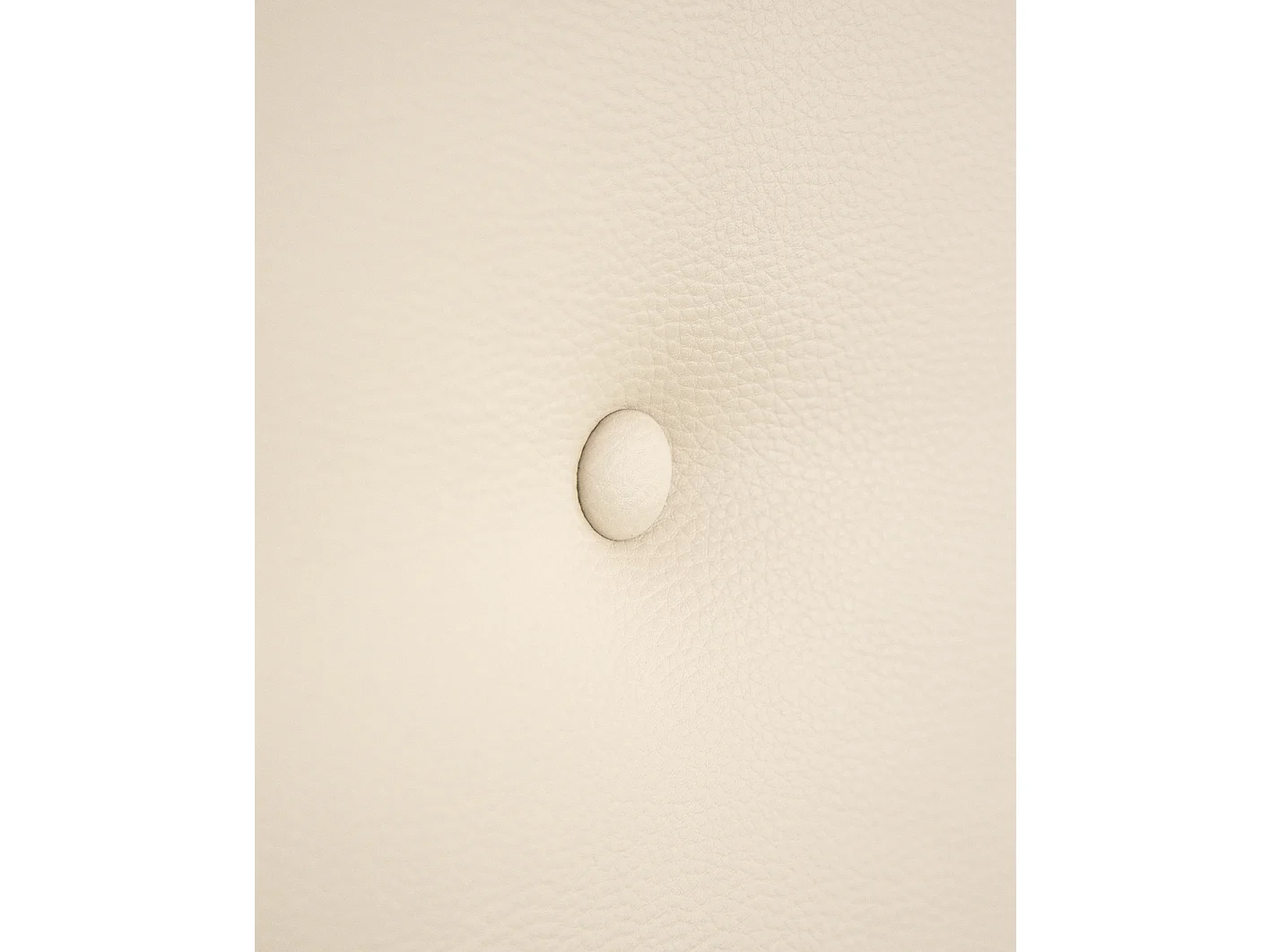 Tête de lit similicuir boutons beige 180x80cm - FLORENCE - DECOWOOD