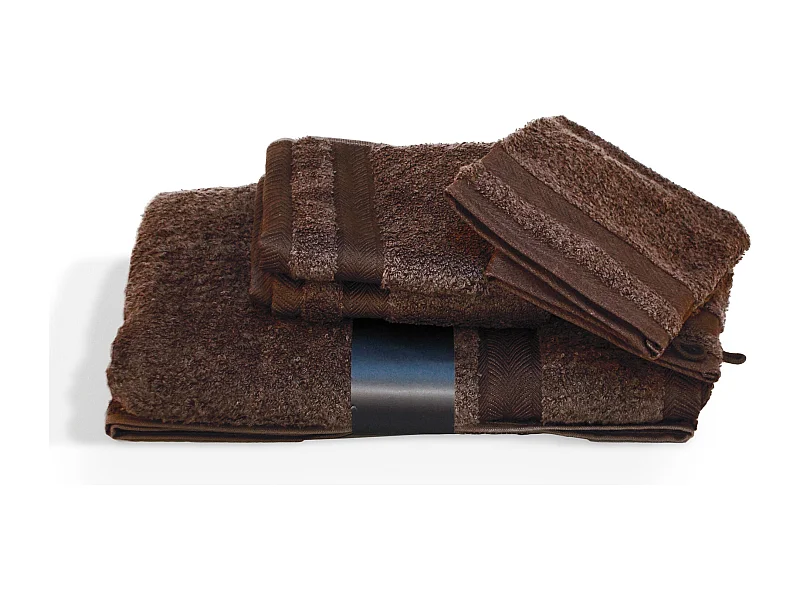 Parure de bain 5 pièces ROYAL CRESENT taupe 650 g/m2