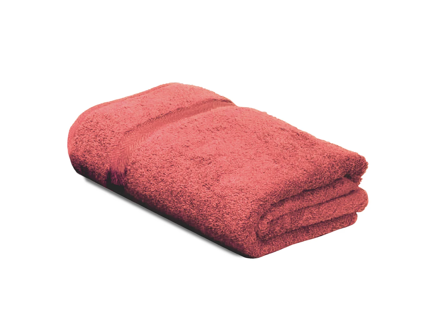Parure de bain 5 pièces ROYAL CRESENT Rouge Terre Cuite 650 g/m2
