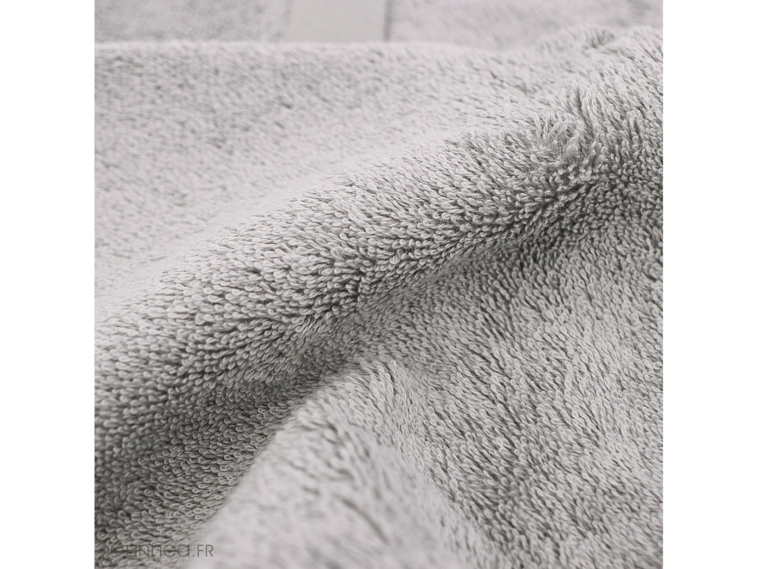 Drap de douche 70x140 cm coton peigné ALBA argent