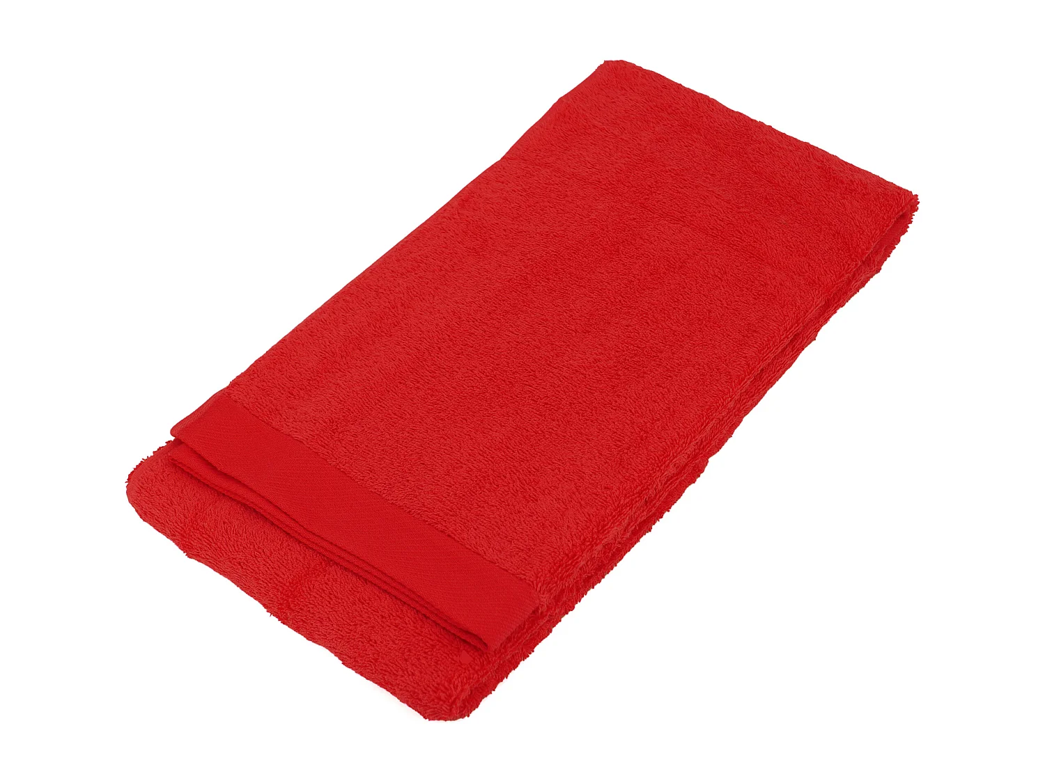 Drap de douche 70x140 cm coton peigné ALBA rouge