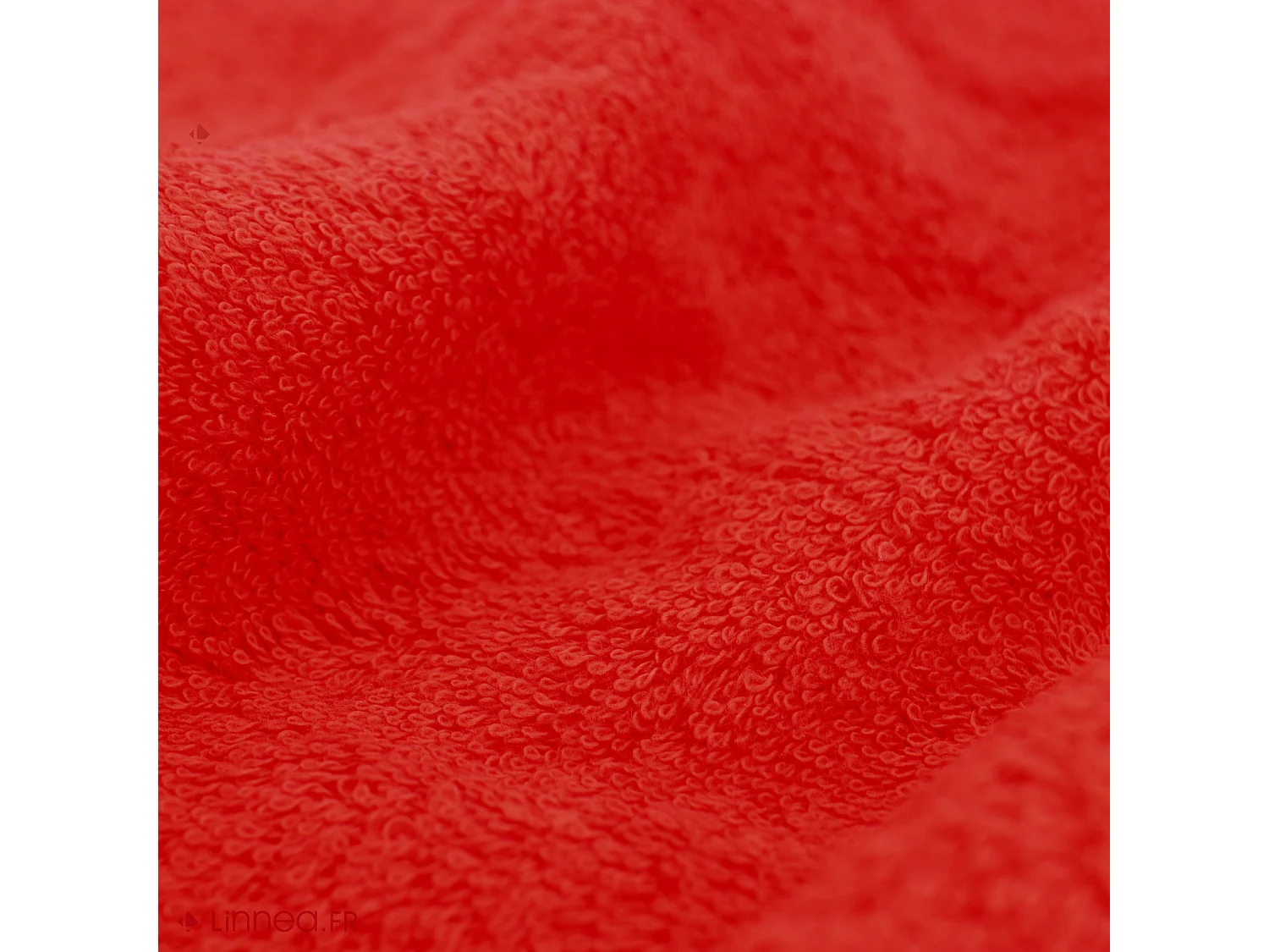 Drap de douche 70x140 cm coton peigné ALBA rouge