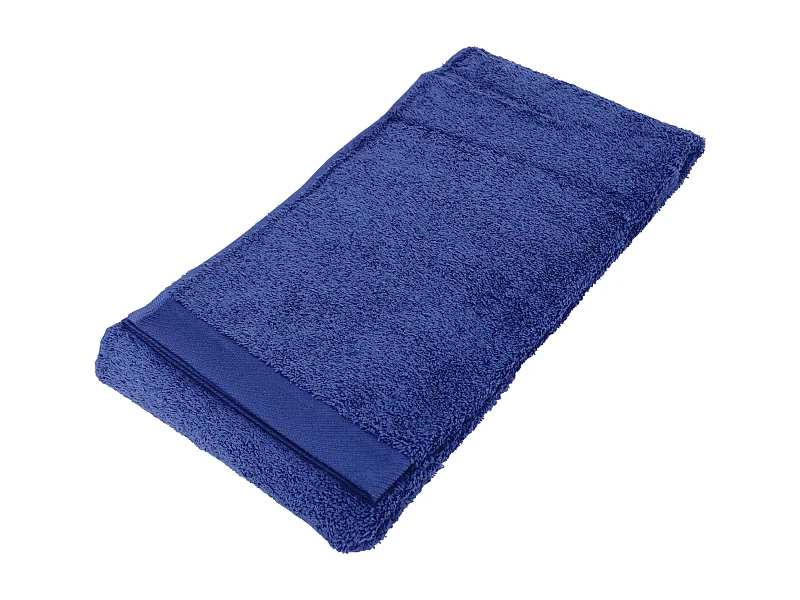 Drap de douche 70x140 cm coton peigné ALBA bleu marine