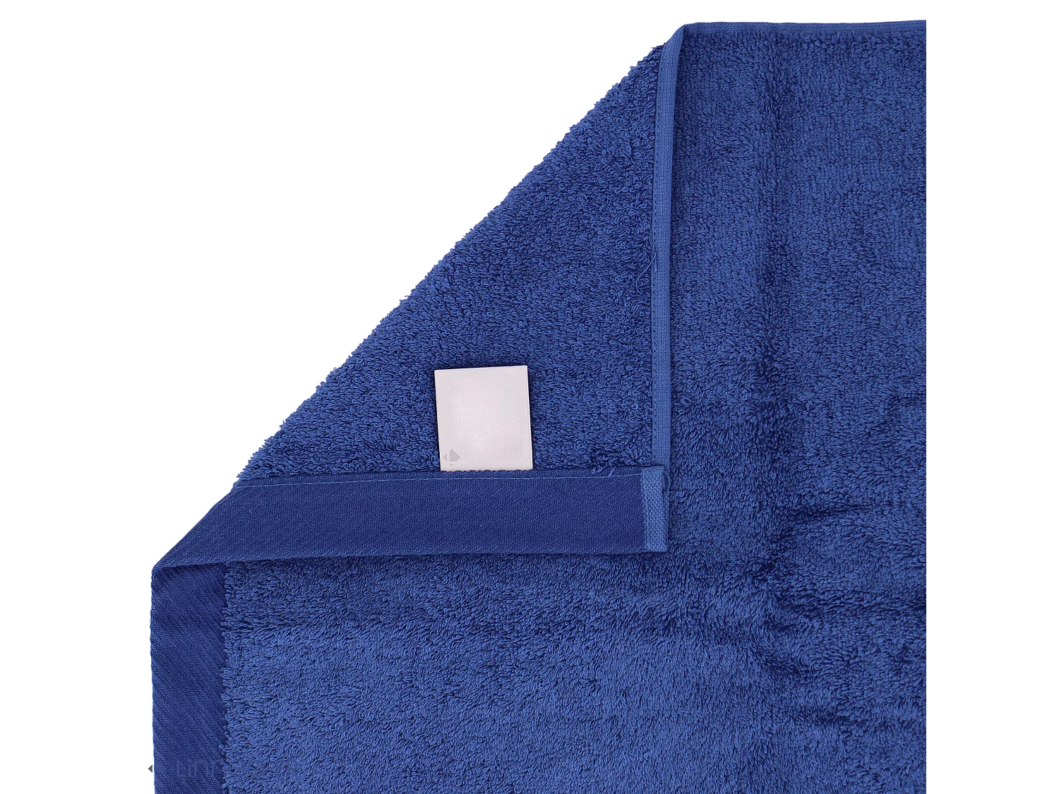 Drap de douche 70x140 cm coton peigné ALBA bleu marine
