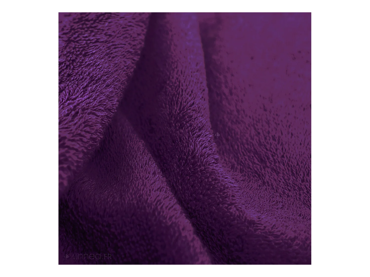 Drap de douche 70x140 cm coton peigné ALBA violet