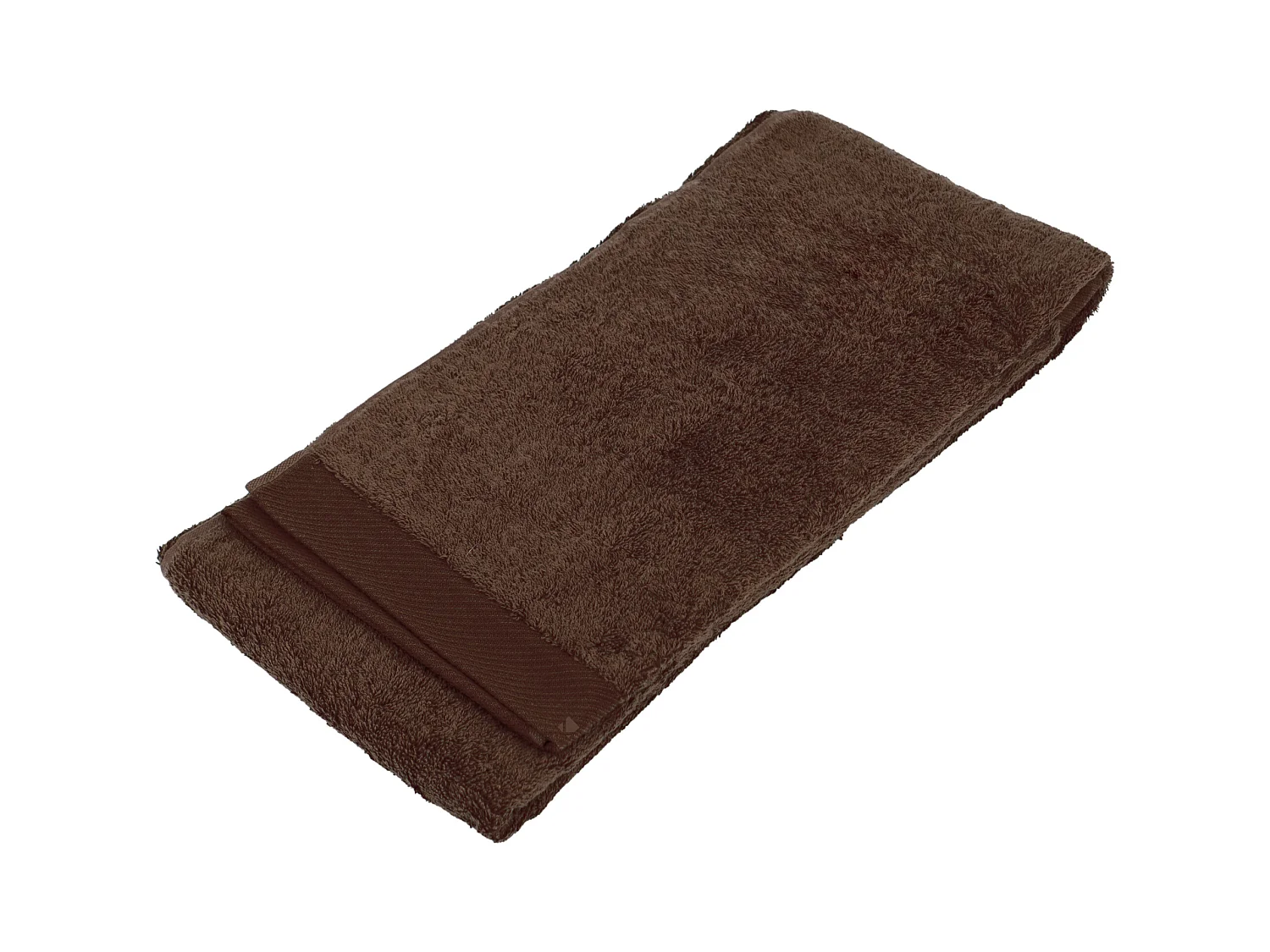 Drap de douche 70x140 cm coton peigné ALBA chocolat