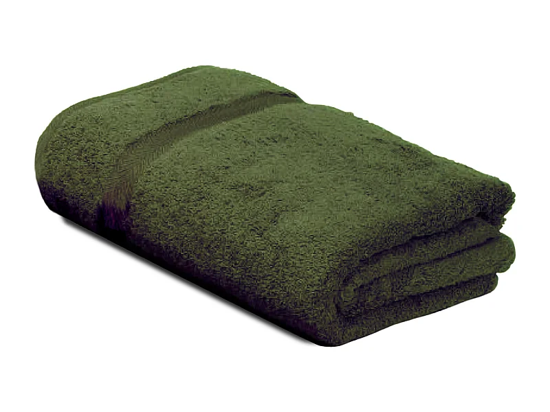 Drap de douche 70x140 cm ROYAL CRESENT Vert Bouteille 650 g/m2