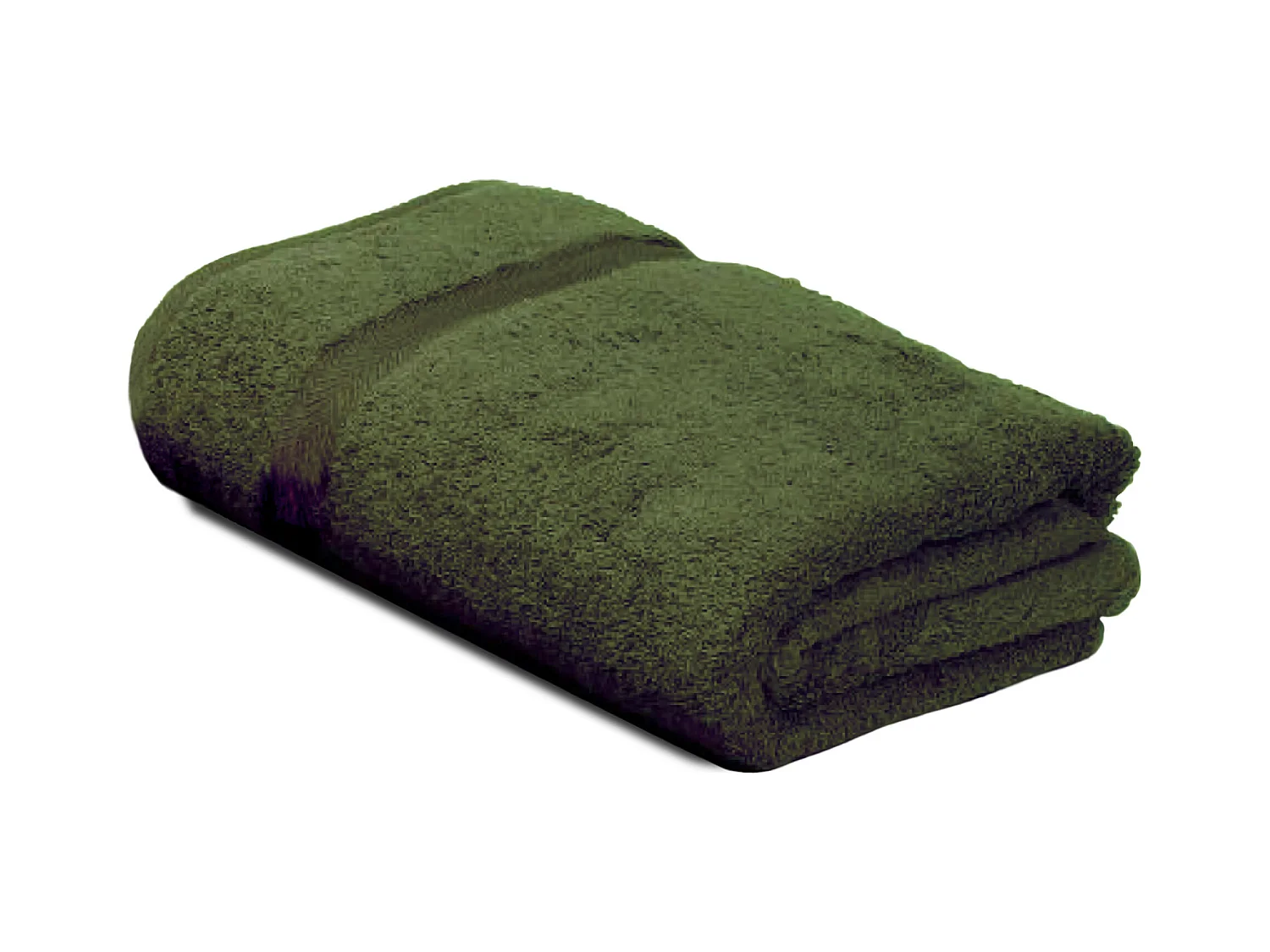 Drap de bain 100x150 cm ROYAL CRESENT Vert Bouteille 650 g/m2