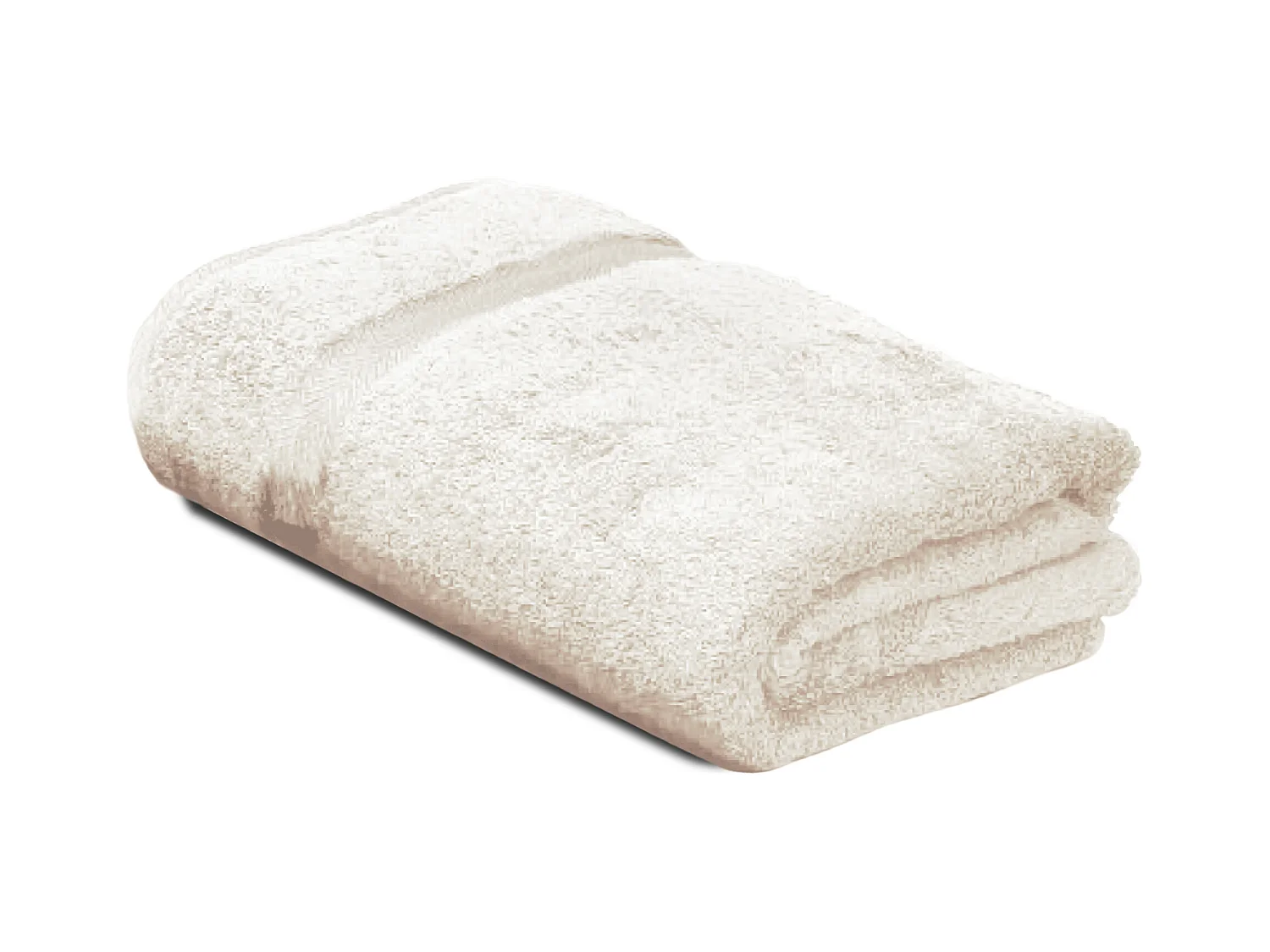 Drap de bain 100x150 cm ROYAL CRESENT Blanc Crème 650 g/m2