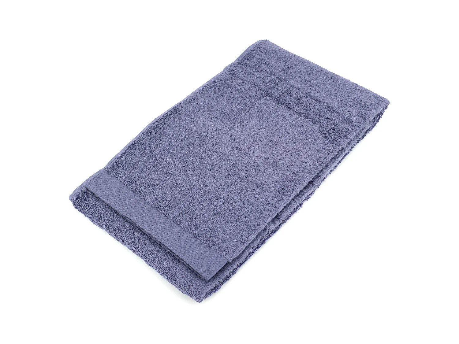 Drap de douche 70x140 cm coton peigné ALBA acier
