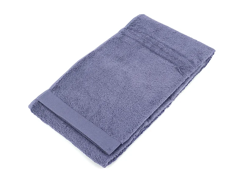 Drap de douche 70x140 cm coton peigné ALBA acier