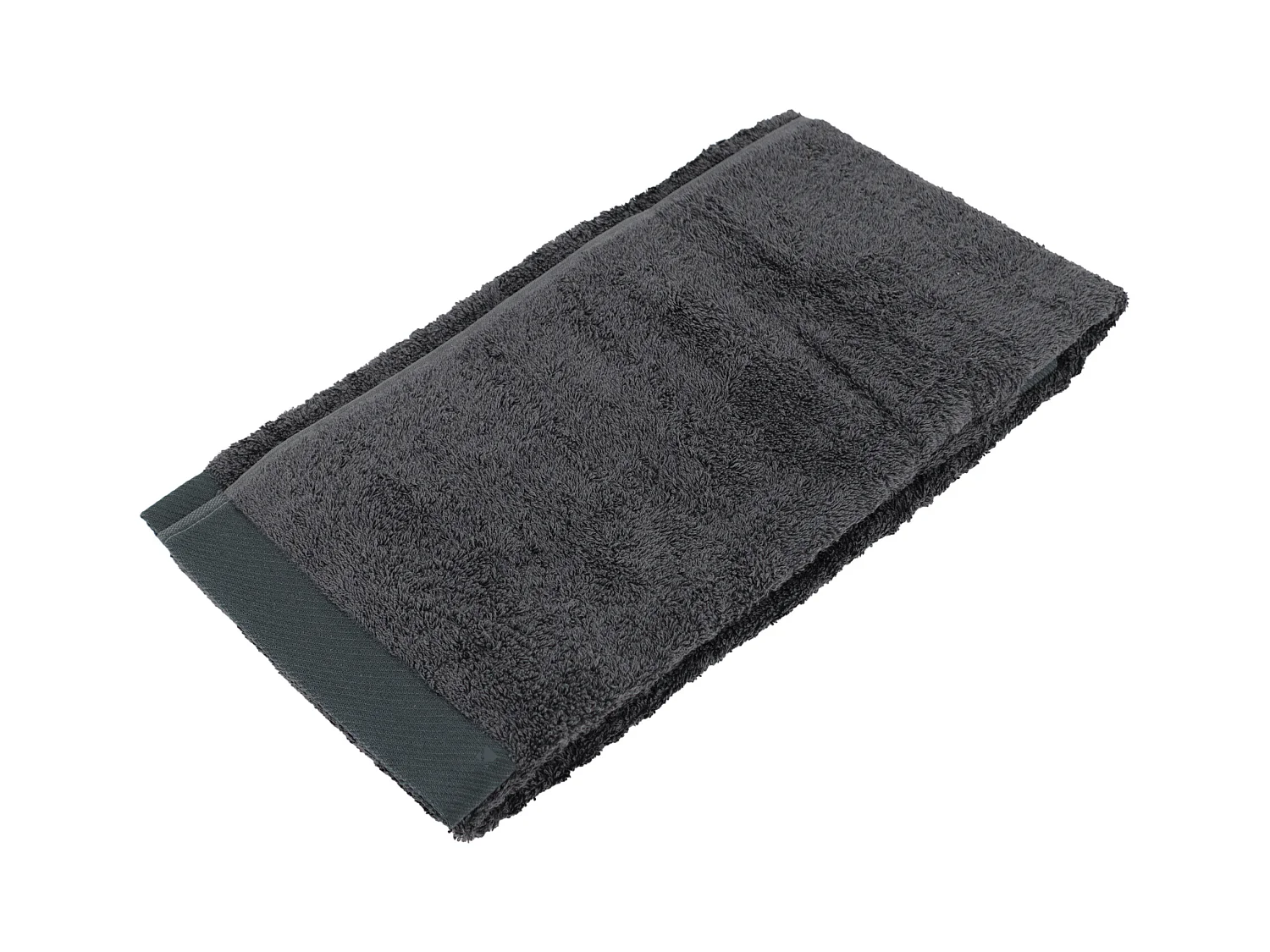 Drap de douche 70x140 cm coton peigné ALBA anthracite
