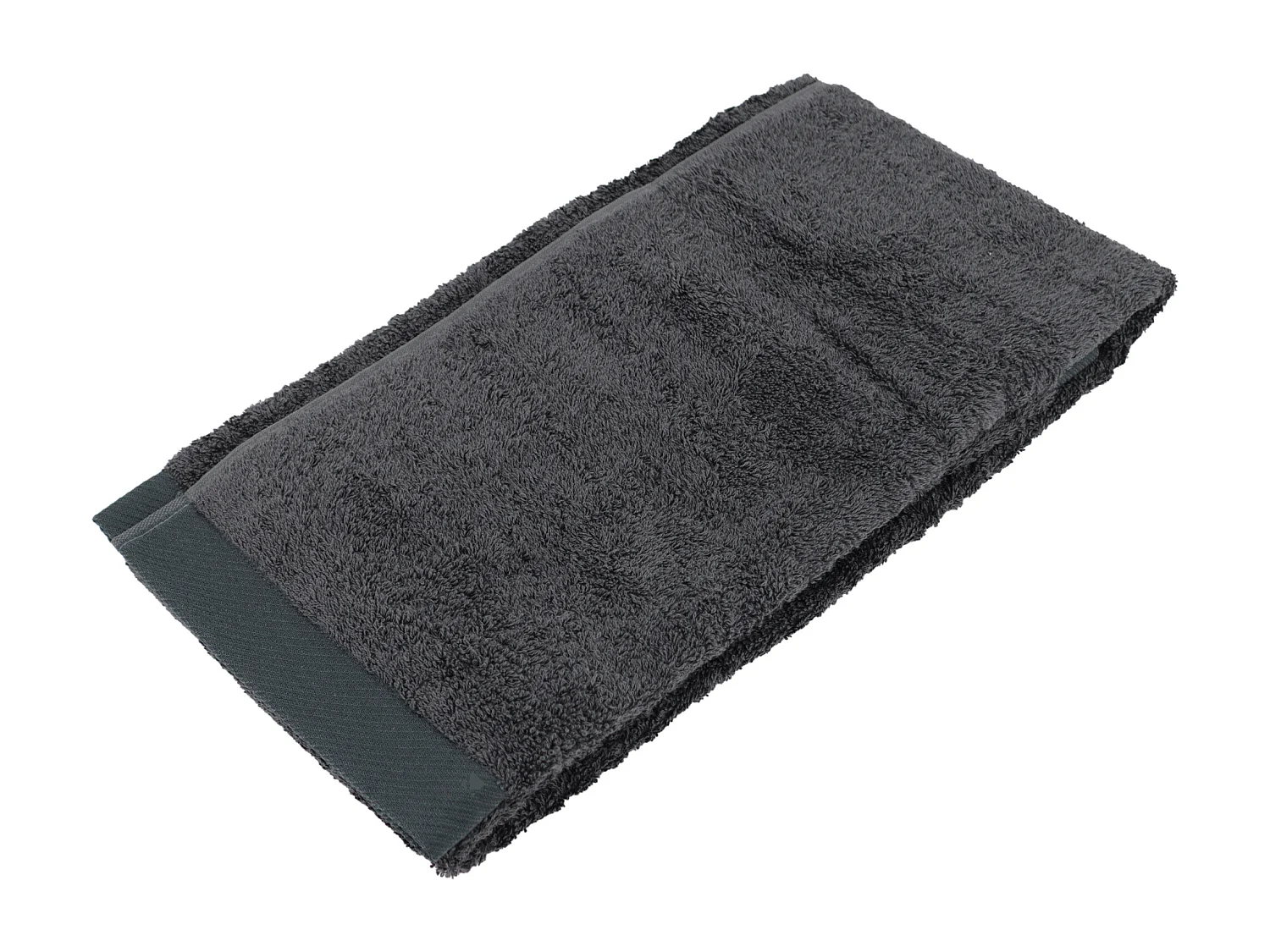 Drap de douche 70x140 cm coton peigné ALBA anthracite