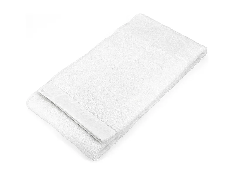 Drap de douche 70x140 cm coton peigné ALBA blanc