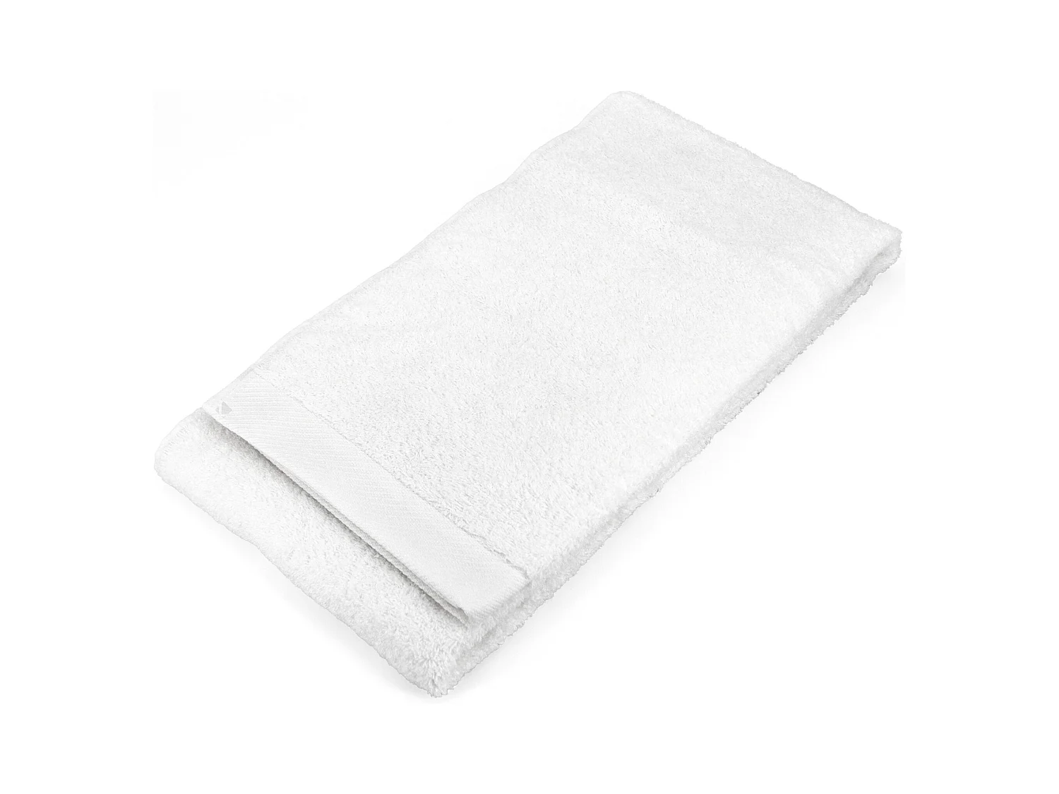 Drap de douche 70x140 cm coton peigné ALBA blanc