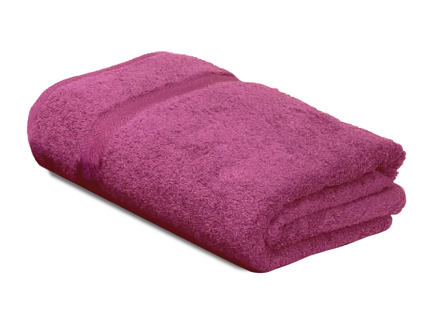 Drap de douche 70x140 cm ROYAL CRESENT Rose Vin 650 g/m2