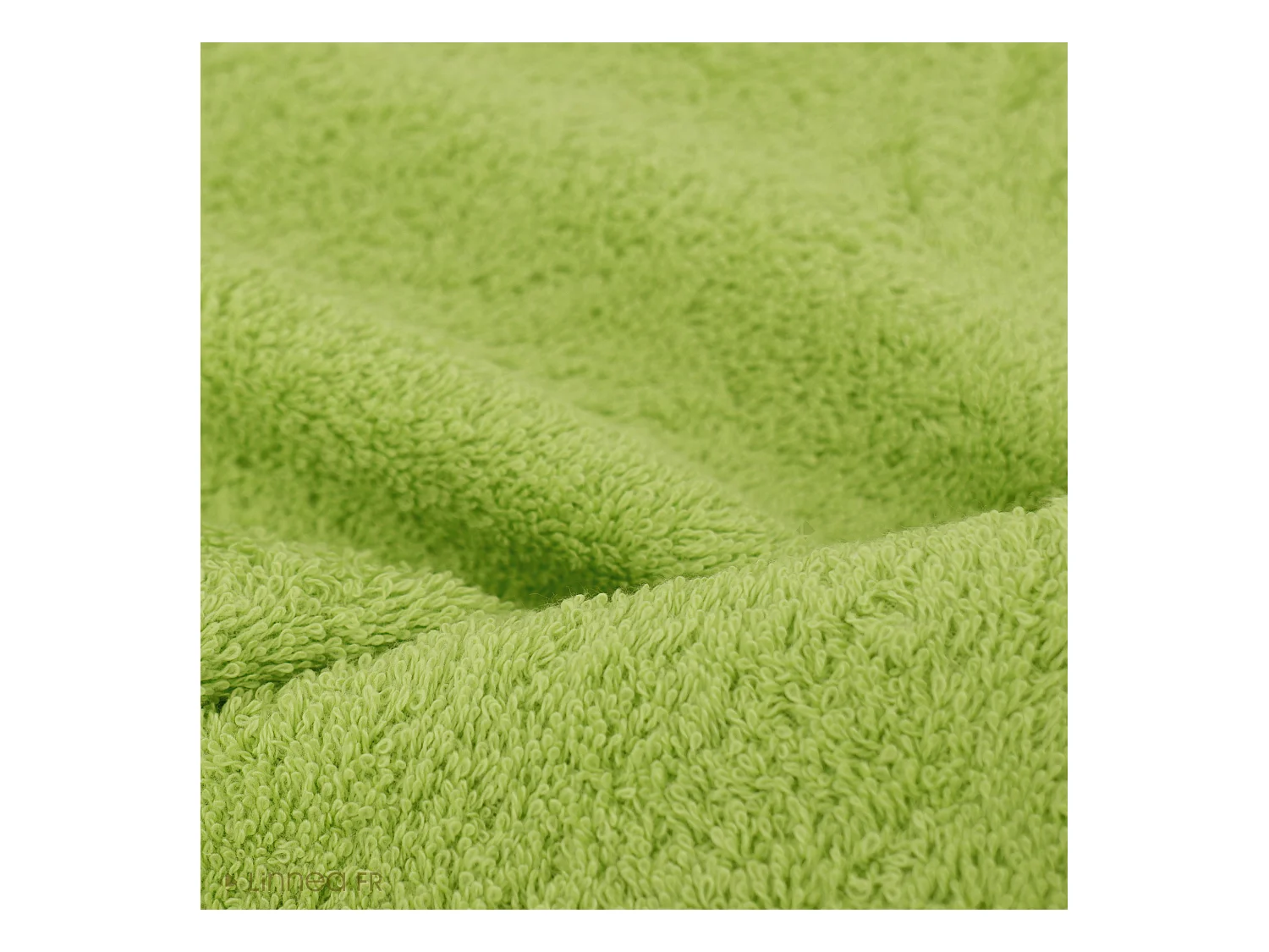 Drap de douche 70x140 cm coton peigné ALBA vert pomme